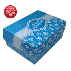 R5K CETAK COATED 250 PITA BIRU 1W